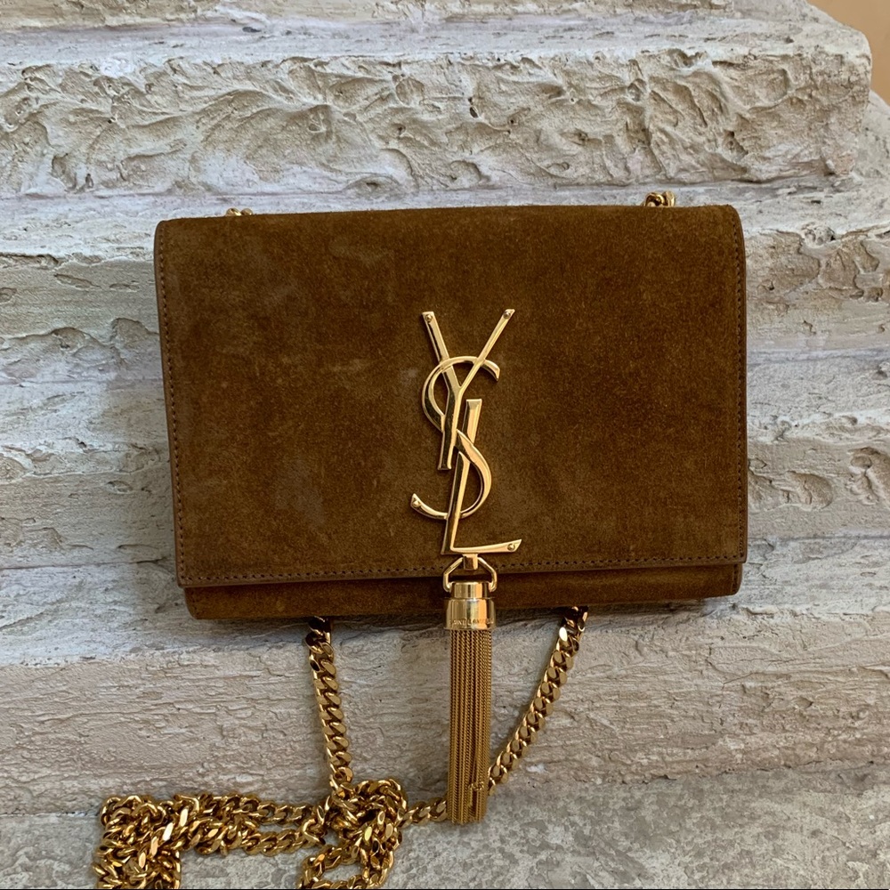 YSL Suede Kate Tassel Crossbody
